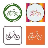 icono de vector de bicicleta