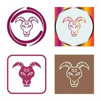 Goat Vector Icon