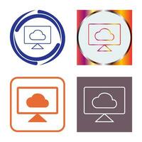 Cloud System Vector Icon