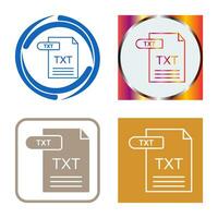 TXT Vector Icon