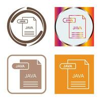 icono de vector de java