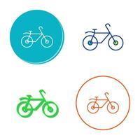 icono de vector de bicicleta