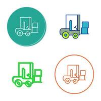 Forklifter Vector Icon