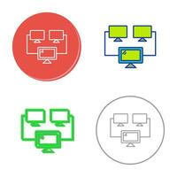 Connected Systems Vector Icon