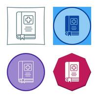 Medical Book Vector Icon