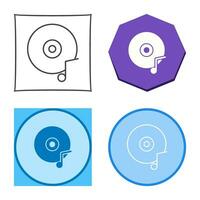 Music CD Vector Icon