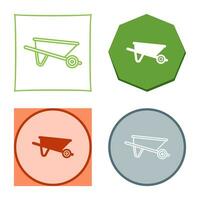 Wheelbarrow Vector Icon