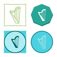 Harp Vector Icon