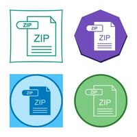 ZIP Vector Icon