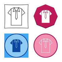 Shirt and Tie Vector Icon