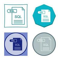 SQL Vector Icon