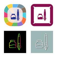 Ink and Pen Vector Icon