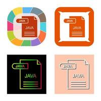 icono de vector de java