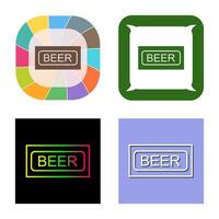 Beer Sign Vector Icon