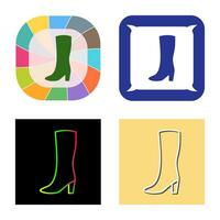 Long Boots Vector Icon