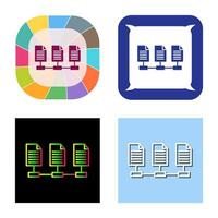 Network Files Vector Icon