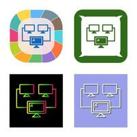 Connected Systems Vector Icon