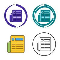 News Paper Vector Icon