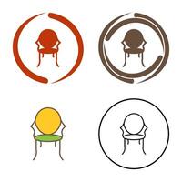 Ancient Chair Vector Icon