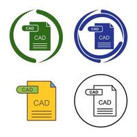 icono de vector de cad