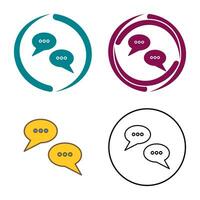 Conversation Bubbles Vector Icon