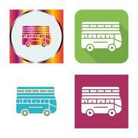 Double Bus Vector Icon