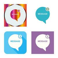 Message Bubbles Vector Icon