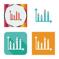 Candidate Graph Vector Icon