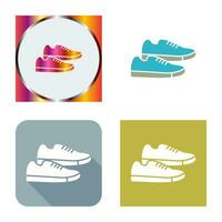 icono de vector de zapatillas