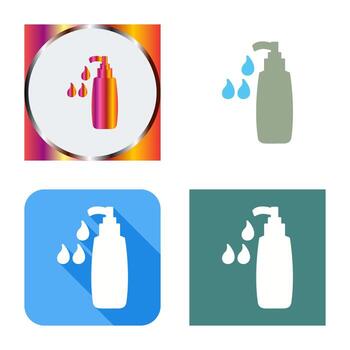 gota, vector, icono vector