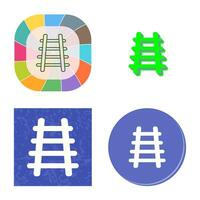 Train Tracks Vector Icon