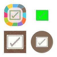 Checkbox Vector Icon