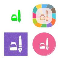 Ink and Pen Vector Icon