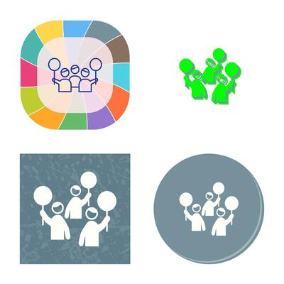 Protest Vector Icon