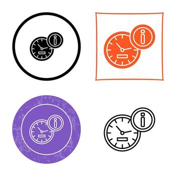 Clock Vector Icon