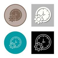 Time Setting Vector Icon