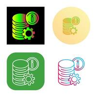 icono de vector de datos