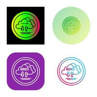 Cloud Data Vector Icon