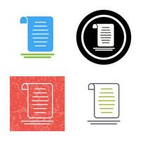 Document Vector Icon