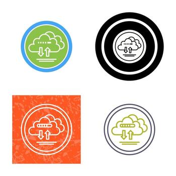 Cloud Data Vector Icon