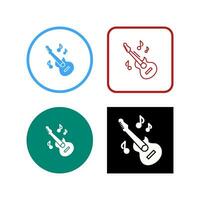 icono de vector de guitarra