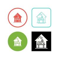 Work At Home Vector Icon