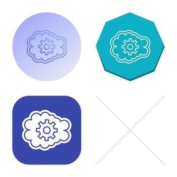 icono de vector de control mental