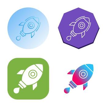 icono de vector de cohete
