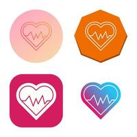 Heart Beat Vector Icon