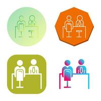 Employee Interview Vector Icon