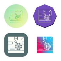 Tracking Code Vector Icon