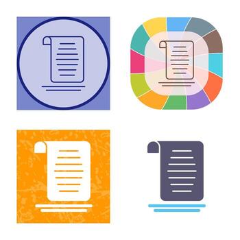 Document Vector Icon