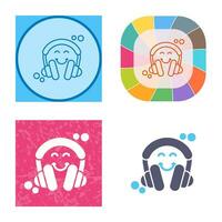 icono de vector de auriculares