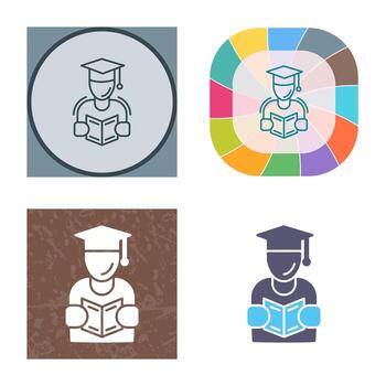 icono de vector de aprendizaje